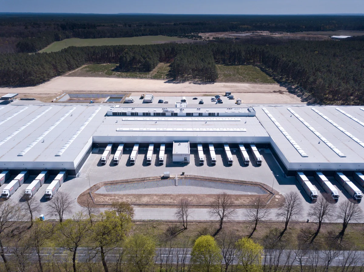 Centrum Logistyczne Grabowski, Kunowice — widok z lotu ptaka